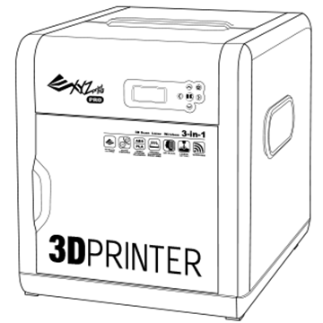 3D сканер / 3D гравер и принтер XYZ Printing
