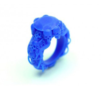 Кольцо напечатанное на 3D принтере ProJet 3510 CPX