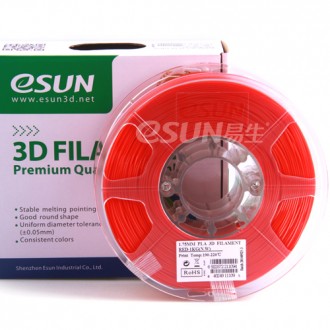 PLA пластик ESUN для 3D принтера | Красный цвет